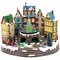 Northlight LED Lighted and Musical City Hall Christmas Village Display - 12.5"